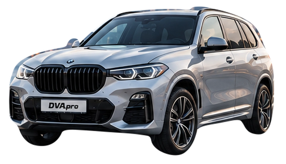 Серебристый BMW X5 — пример автомобиля для подбора